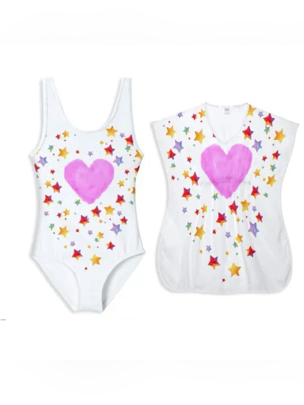 NWT Stella Cove White Swimsuit & coverup set